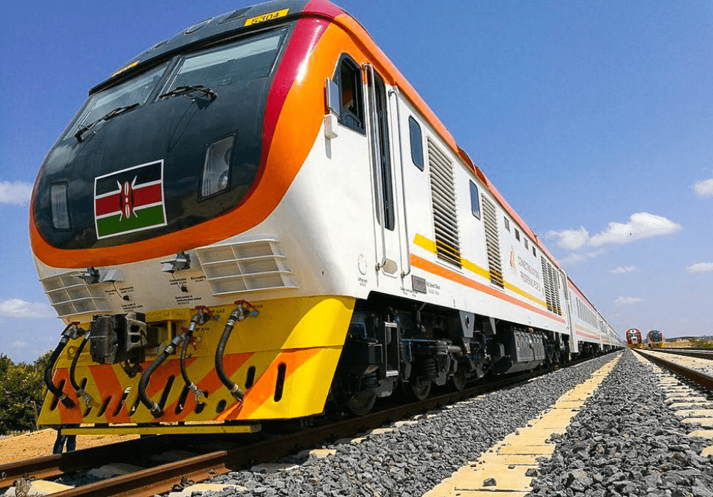 SGR Train at Mombasa Terminal